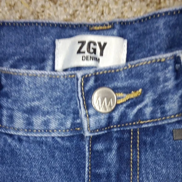 Women's Blue Flare & Wide Leg Jeans - Picture 2 of 4